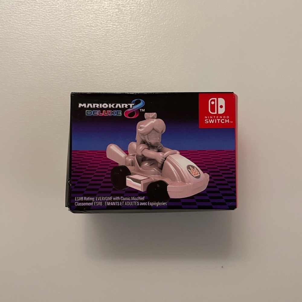 McDonald's 2024 Nintendo Switch Mario Kart Gold Pink Peach Toy French Canadian